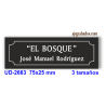 Placa para cuadros