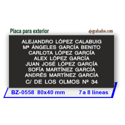 Buzón exterior 8 líneas
