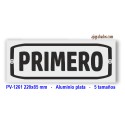 Placa para pisos con orla