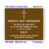 Placa para Nichos y Columbarios