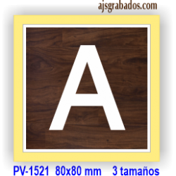 Placa para señalizar pisos