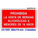 Prohibida venta bebidas