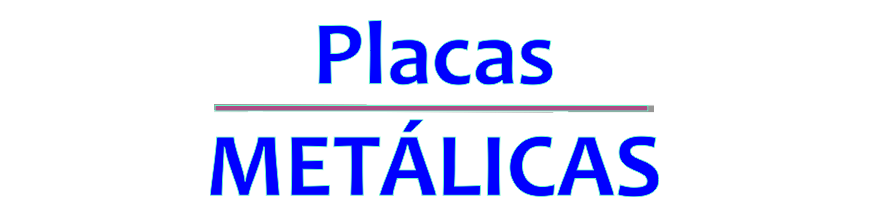 Placas METÁLICAS para mascotas