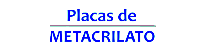 Placas de METACRILATO para mascotas